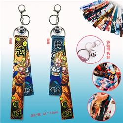 Dragon Ball anime ring ribbon keychain
