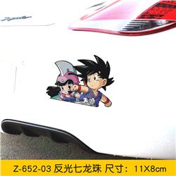 dragon ball anime car sticker