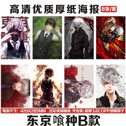 Tokyo Ghoul anime wall poster price for a set of 8 pcs