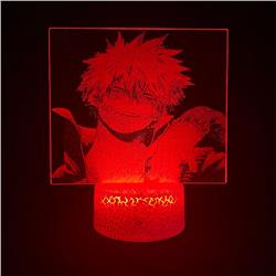 My Hero Acaemia anime 7 colours LED light