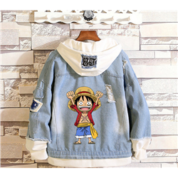 one piece anime jean sweater