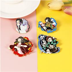 demon slayer anime brooch