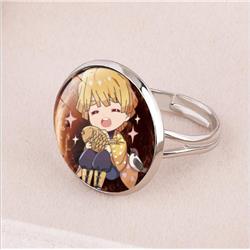 demon slayer anime  adjustable ring