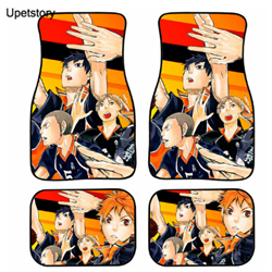 Anime Haikyuu 4 Pcs Car Cartoon Carpet 2021 New price for a set of 4 pcs