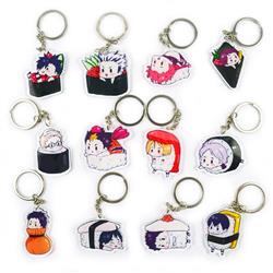 haikyuu anime keychain