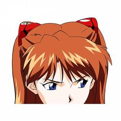 eva anime car sticker