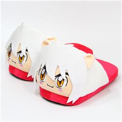 inuyasha anime plush slippers ( one size 35-42 )