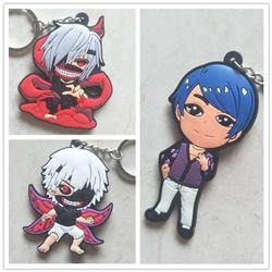 tokyo ghoul anime pvc keychain