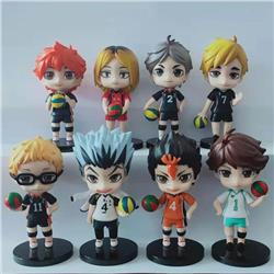 Haikyuu anime figures set(8pcs a set)(OPP bag)