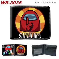 Among Us game wallet 11.5cm*9.5cm*2cm  17 styles