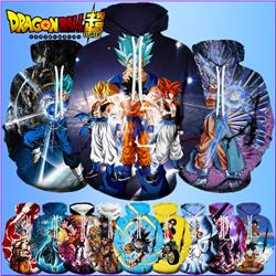 dragon ball anime 3d printed hoodie