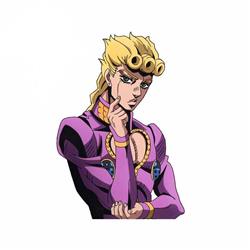 JoJo's Bizarre Adventure anime car sticker