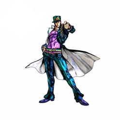 JoJo's Bizarre Adventure anime car sticker