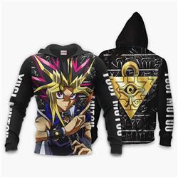 Yu Gi Oh anime black hoodie & zip hoodie 22 styles