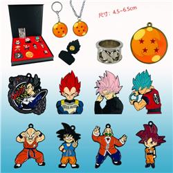 dragon ball anime Pendant + ring ten piece set