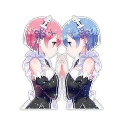 Re: Zero Kara Hajimeru Isekai Seikatsu anime car sticker 4 styles