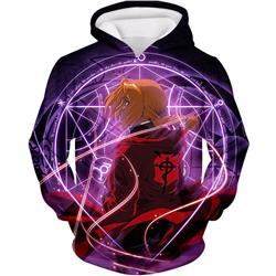 fullmetal alchemist anime 3d printed hoodie