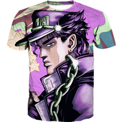 JoJos Bizarre Adventure anime 3D Printing T-shirt