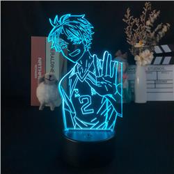 haikyuu anime 7 colours LED light