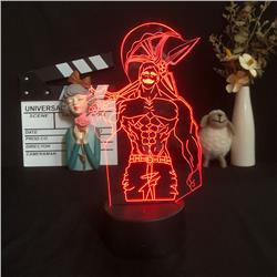 seven deadly sins anine 7 colours LED light