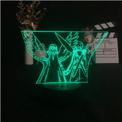 Sword art online anime 7 colours LED light