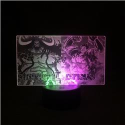 One Piece anime 7 colours LED light