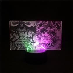 One Piece anime 7 colours LED light