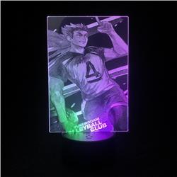 Haikyuu anime 7 colours LED light