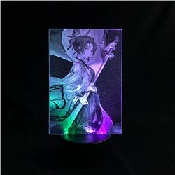 Demon Slayer Kimets anime 7 colours LED light