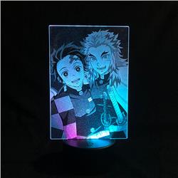 Demon Slayer Kimets anime 7 colours LED light