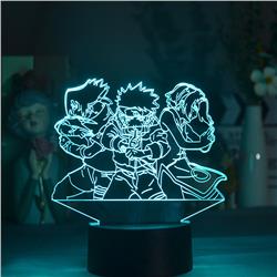 Naruto anime 7 colours LED light