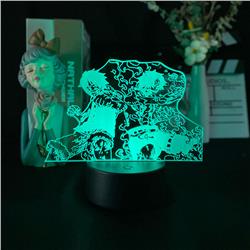 One Piece anime 7 colours LED light