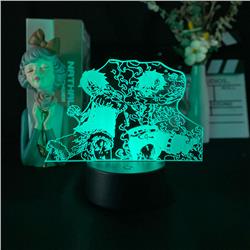 One Piece anime 7 colours LED light