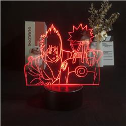 Naruto anime 7 colours LED light