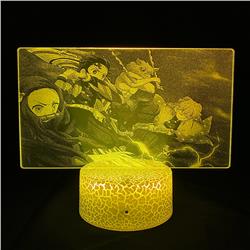 Demon Slayer Kimets anime 7 colours LED light