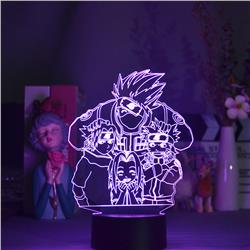 Naruto anime 7 colours LED light