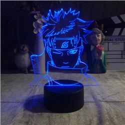 Naruto anime 7 colours LED light