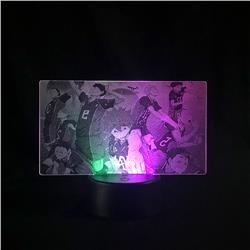 haikyuu anime 7 colours LED light