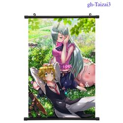 seven deadly sins anine wallscroll 60*90cm