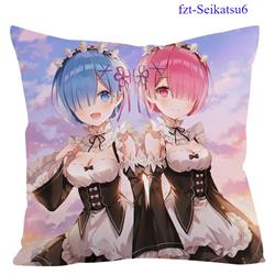 Re:Zero kara Hajimeru Isekatsu anime cushion 40*40cm