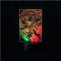 demon slayer kimets anime 7 colours LED light