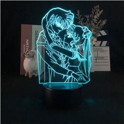 sailormoon anim 7 colours LED light