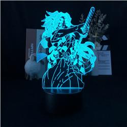 demon slayer kimets anime 7 colours LED light