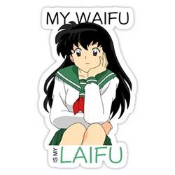 inuyasha anime car sticker