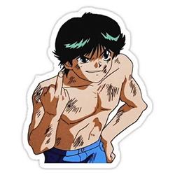 YuYu Hakusho anime car sticker