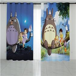 totoro anime  curtain(200cm*270cm)