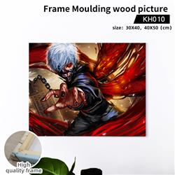 tokyo ghoul anime Wooden frame hanging picture 40*50cm