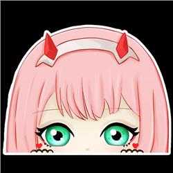 Darling in the franxx anime car sticker