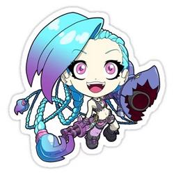 League of legends anime car sticker