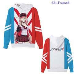 Darling in the franxx anime hoodie